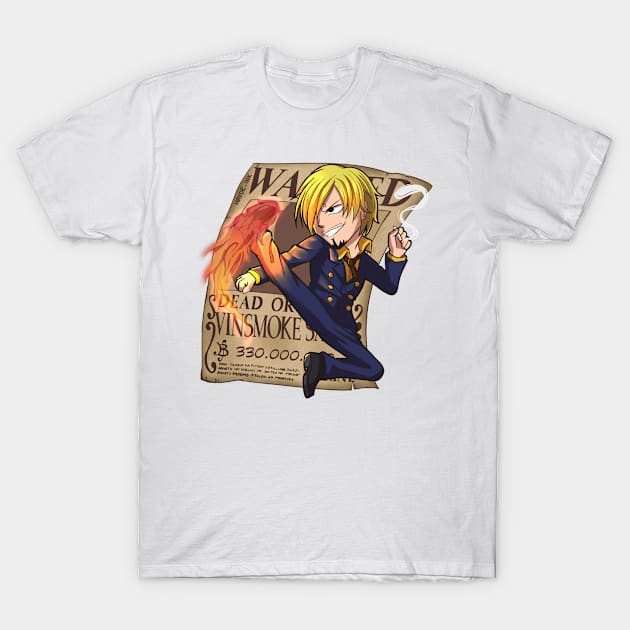 Wanted Sanji T-Shirt by Hayde